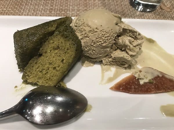 green tea cake ice cream norwegian cruise