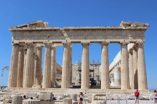 Ancient ruins in Athens