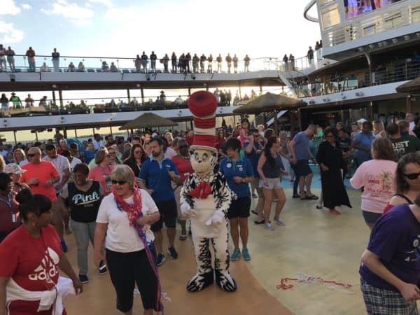 Carnival Vista dance party