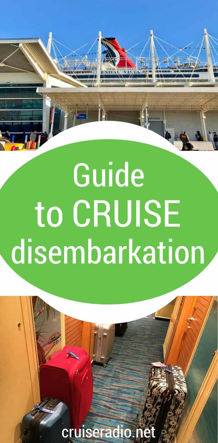 guide to cruise disembarkation