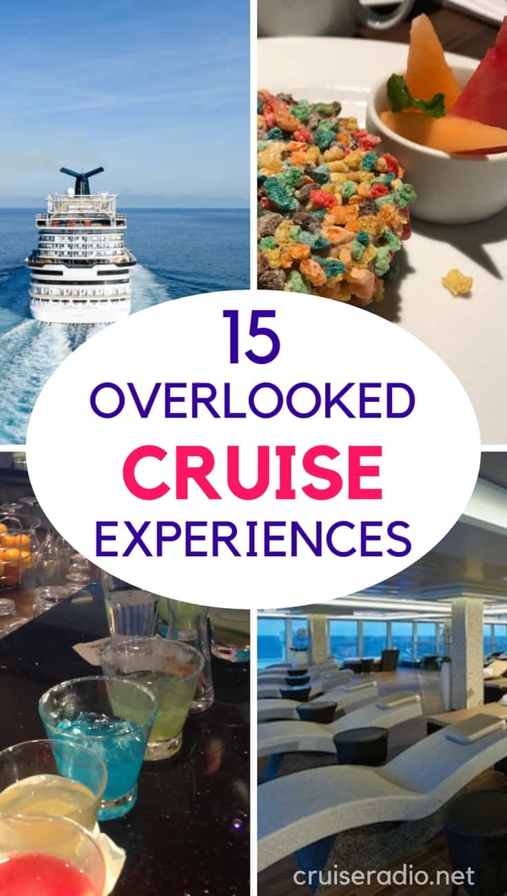 Overlooked cruise experiences