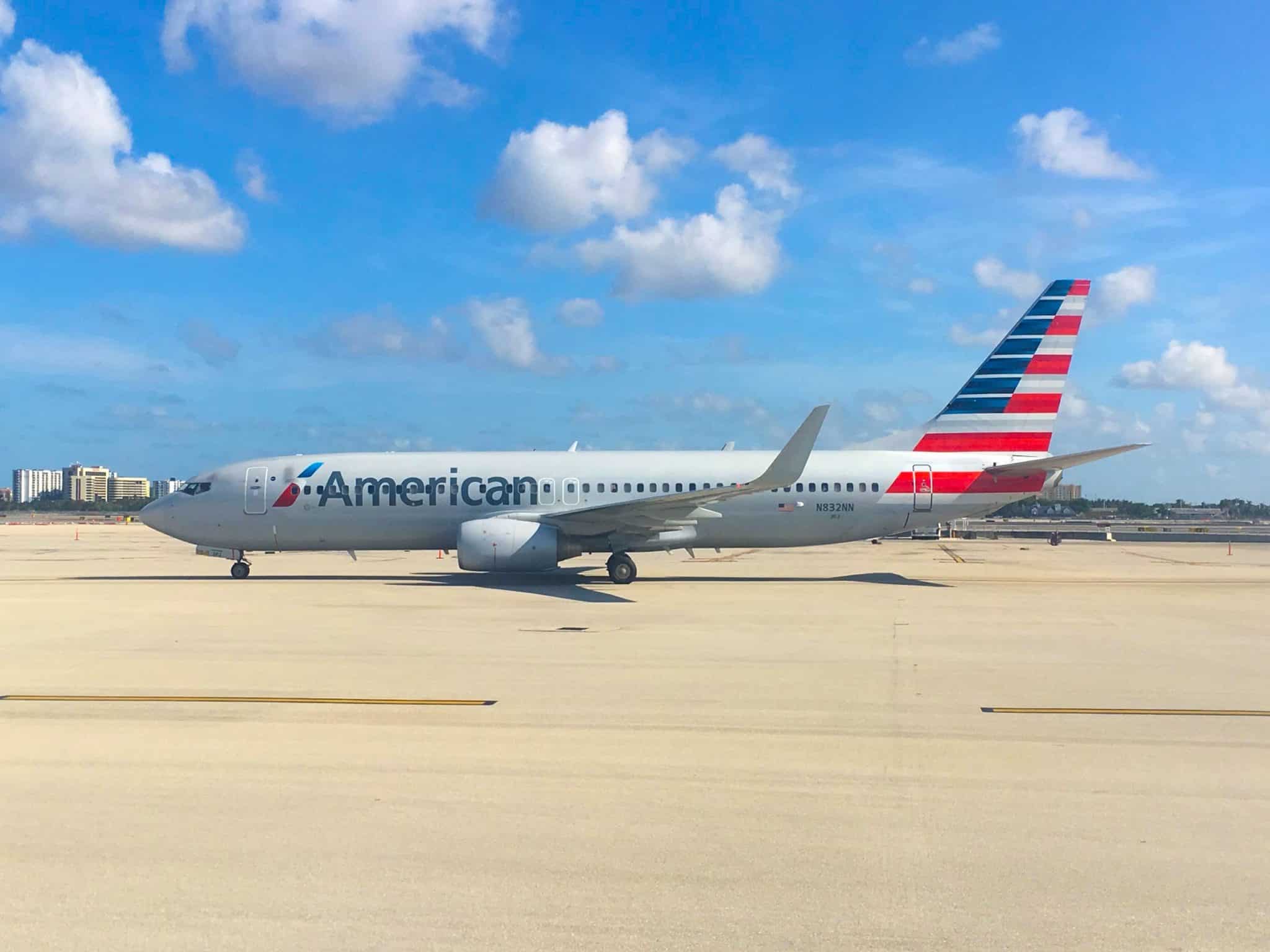 American Airlines plane