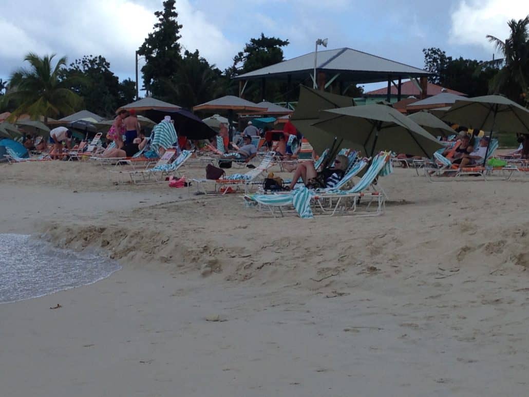 crowded beach