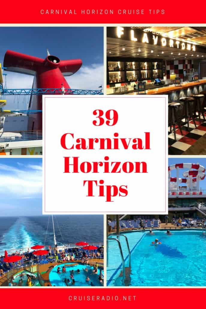 Carnival Horizon Tips