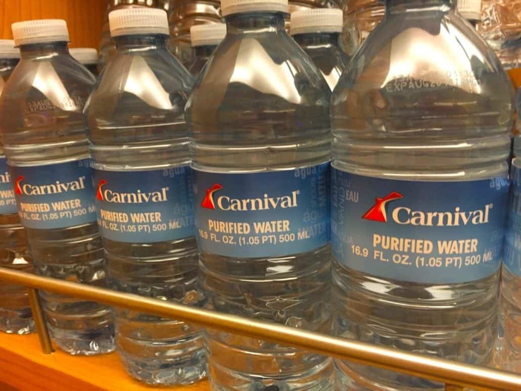 Carnival Bans Carry On Water Bottles.