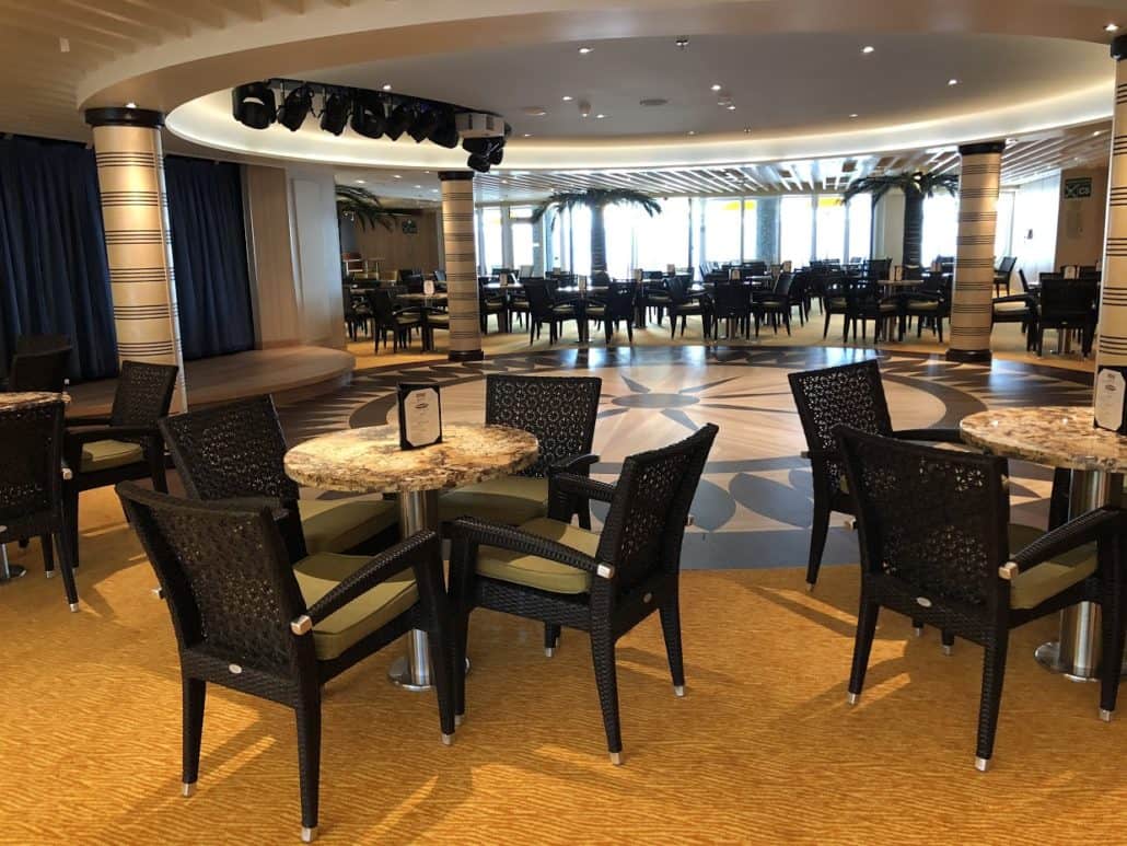 Carnival Horizon Breakfast in Ocean Plaza