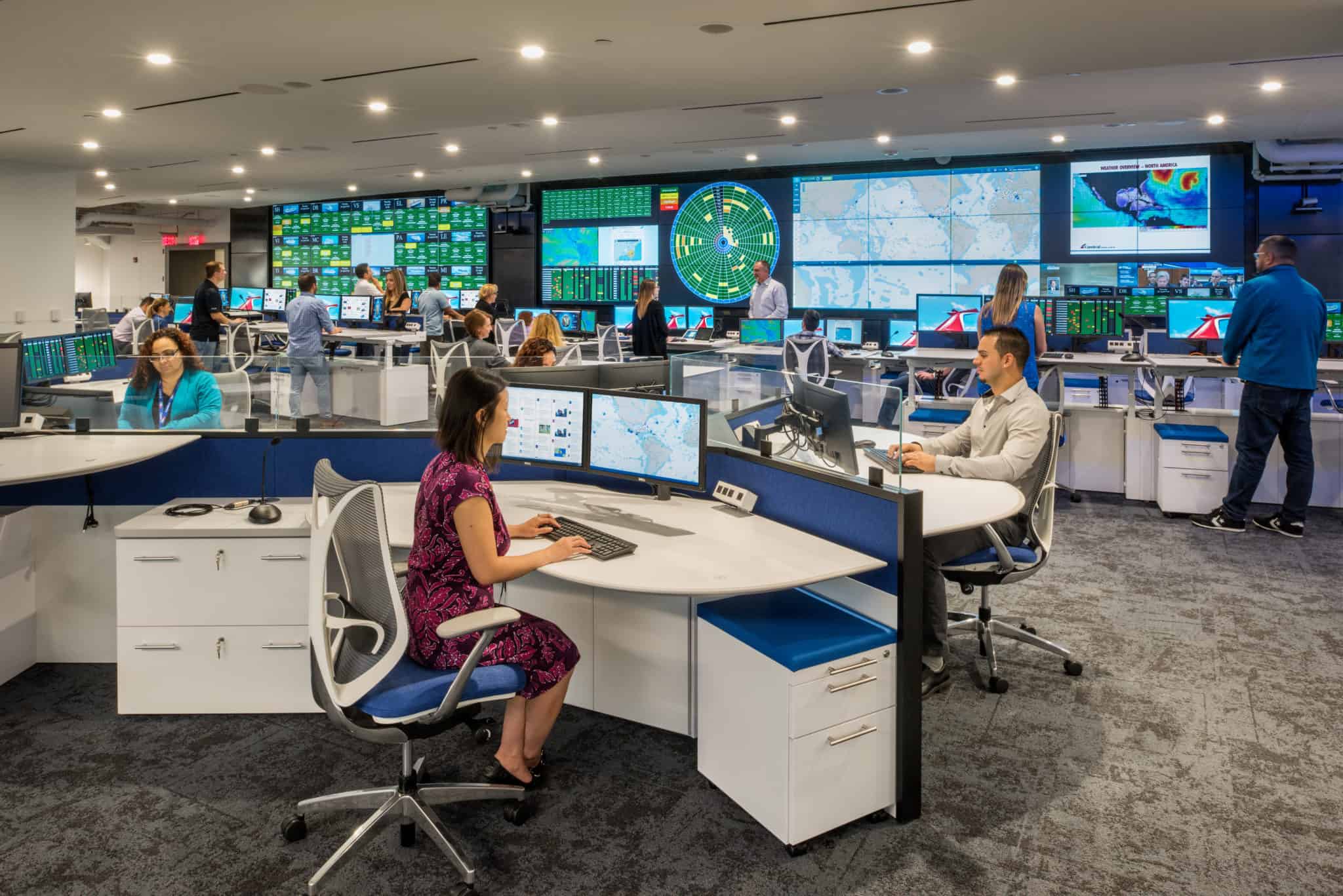 Carnival Cruise Line Unveils New 'Command Center' Facility