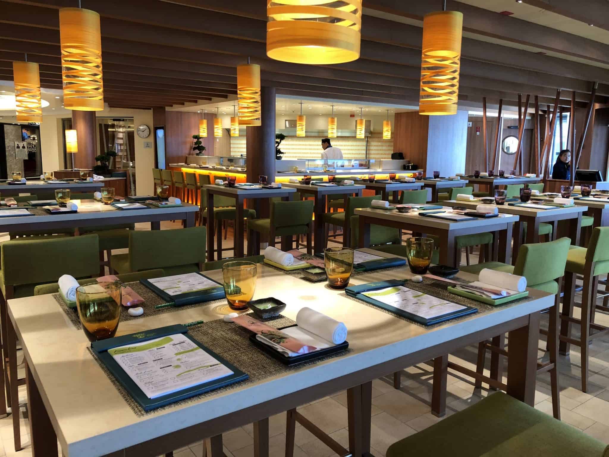 Review Carnival Cruise Line's Bonsai Sushi