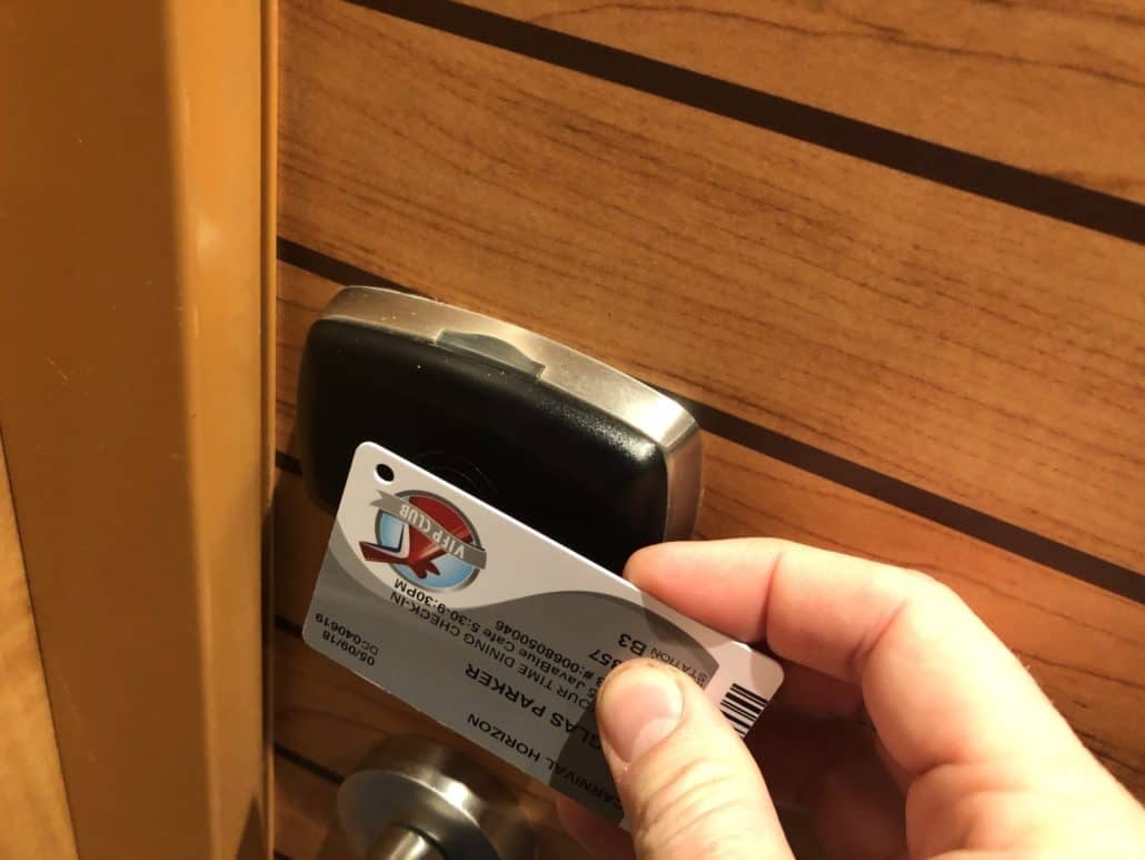 Carnival Horizon sign-and-sail cards