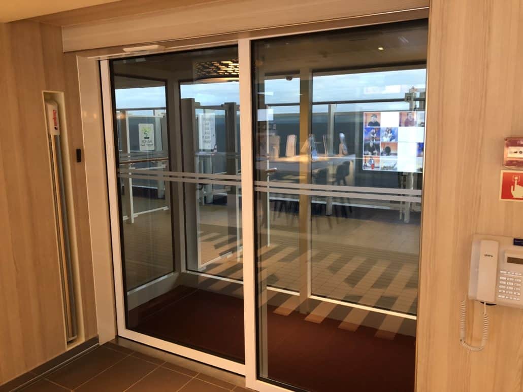 Carnival Horizon newly installed doors