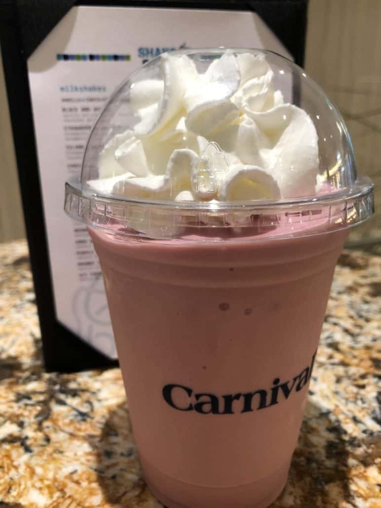 Carnival Horizon Shake Spot