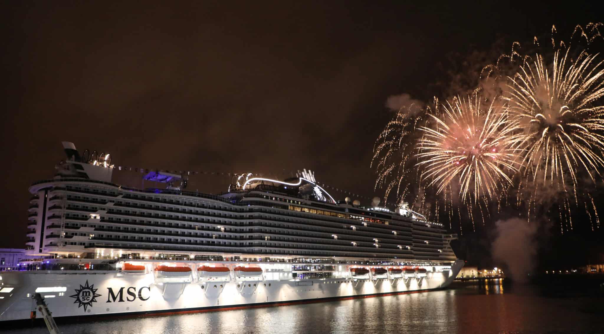 MSC Seaview is christened in Genoa 1