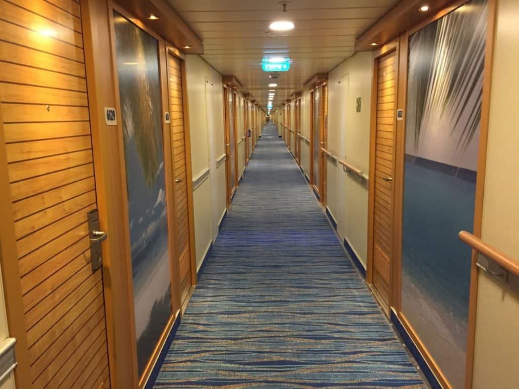 carnival sunshine hallway