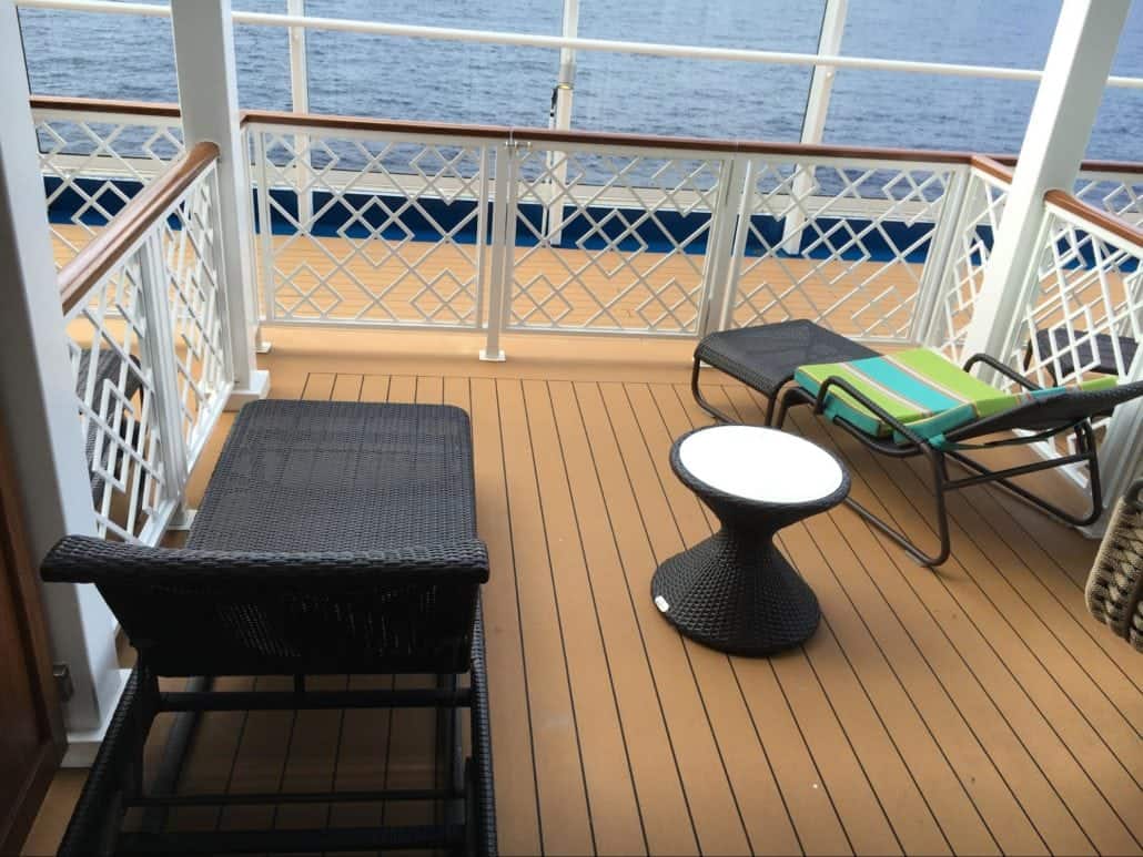Havana suite lanai on deck five on Carnival Horizon.  