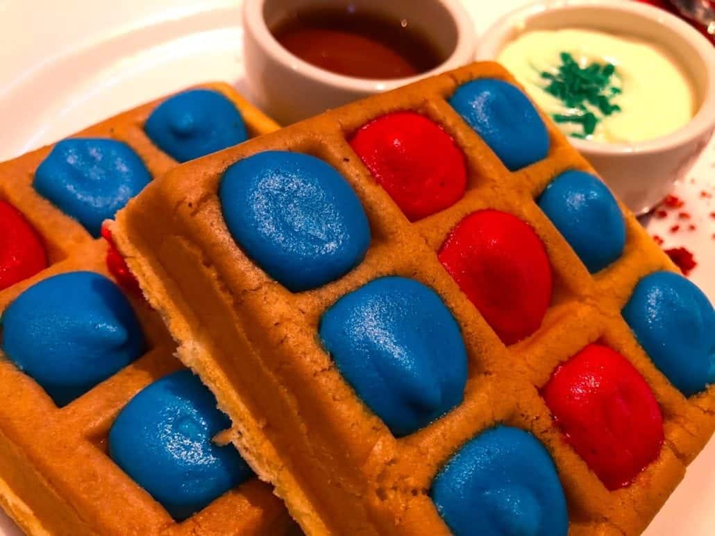 Seuss breakfast waffles