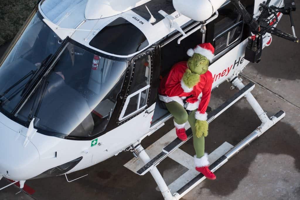 The Grinch on its way to steal the Christmas FUN from Carnival Spirit 1