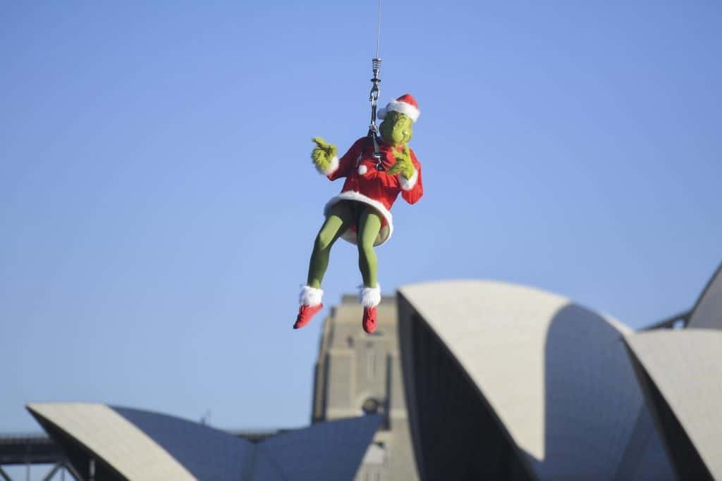 The Grinch on its way to steal the Christmas FUN from Carnival Spirit 2