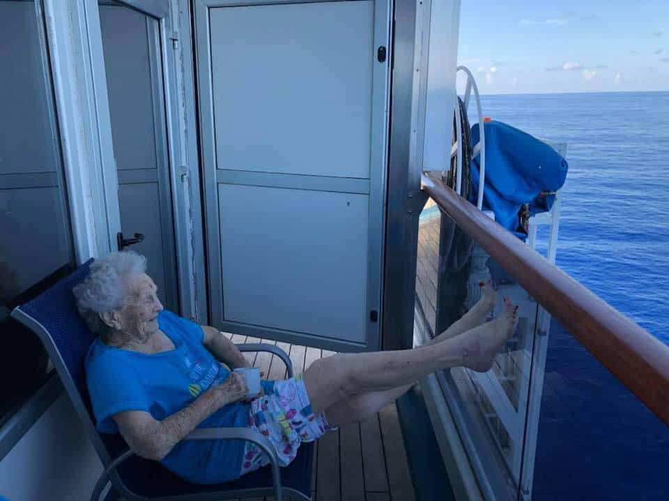 100th birthday at sea