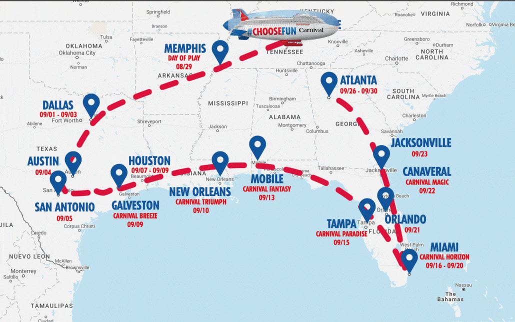 Carnival Cruise Line Debuts New Type Of Ship   FinalFlightMap 1030x644 