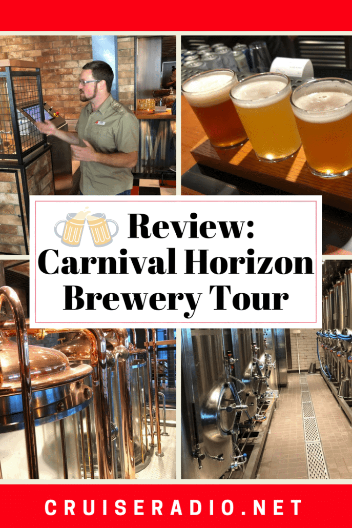 Carnival Horizon Brewery Tour