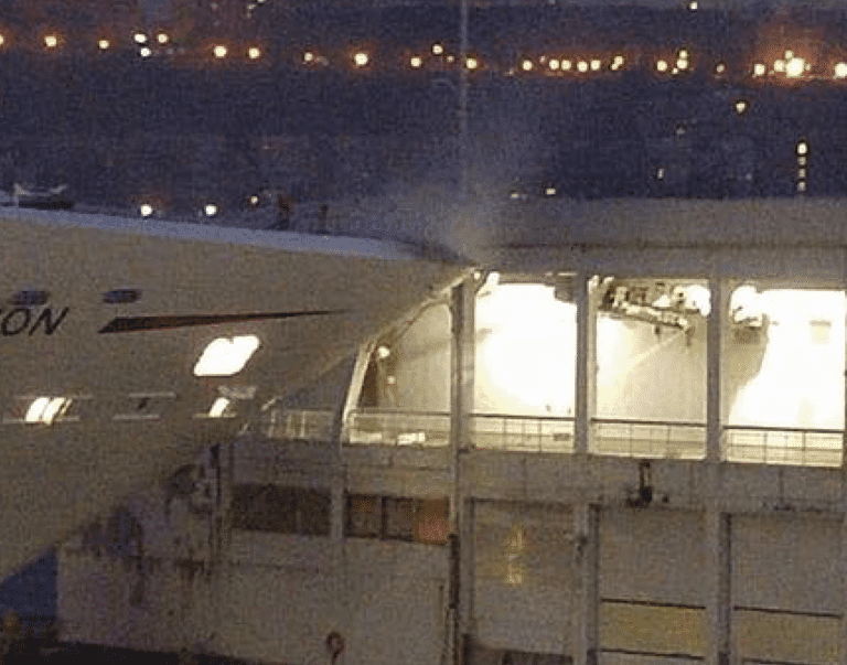 Carnival Cruise Ship Strikes Pier in New York City