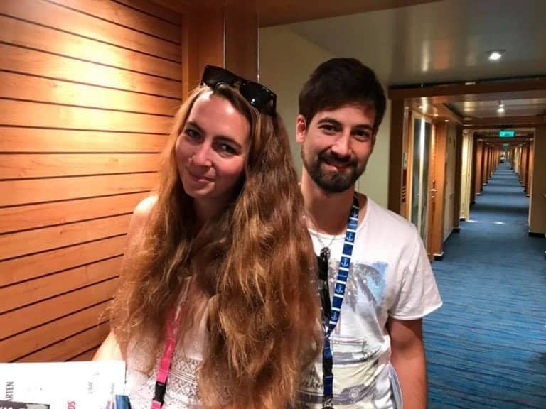 carnival honeymoon couple