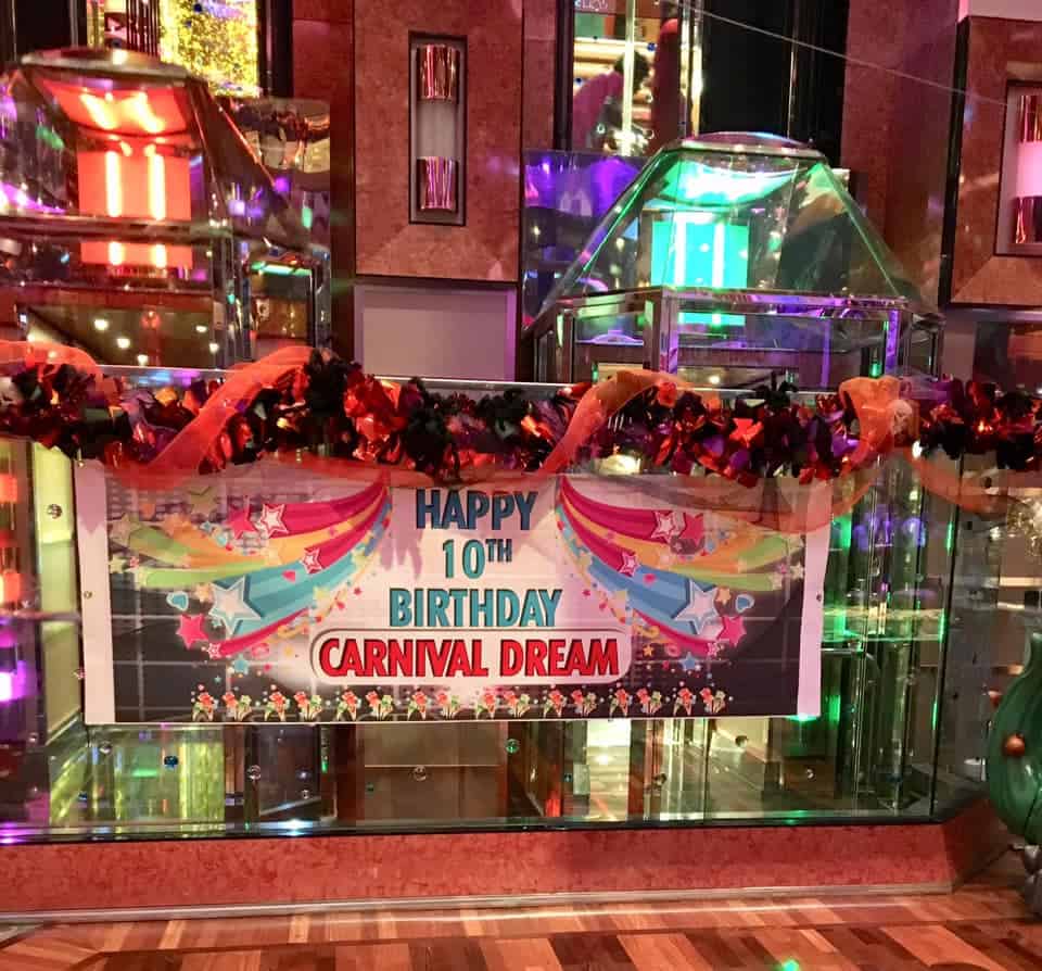 Carnival Dream birthday