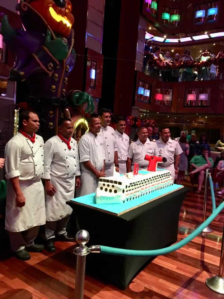 birthday on carnival cruise ship