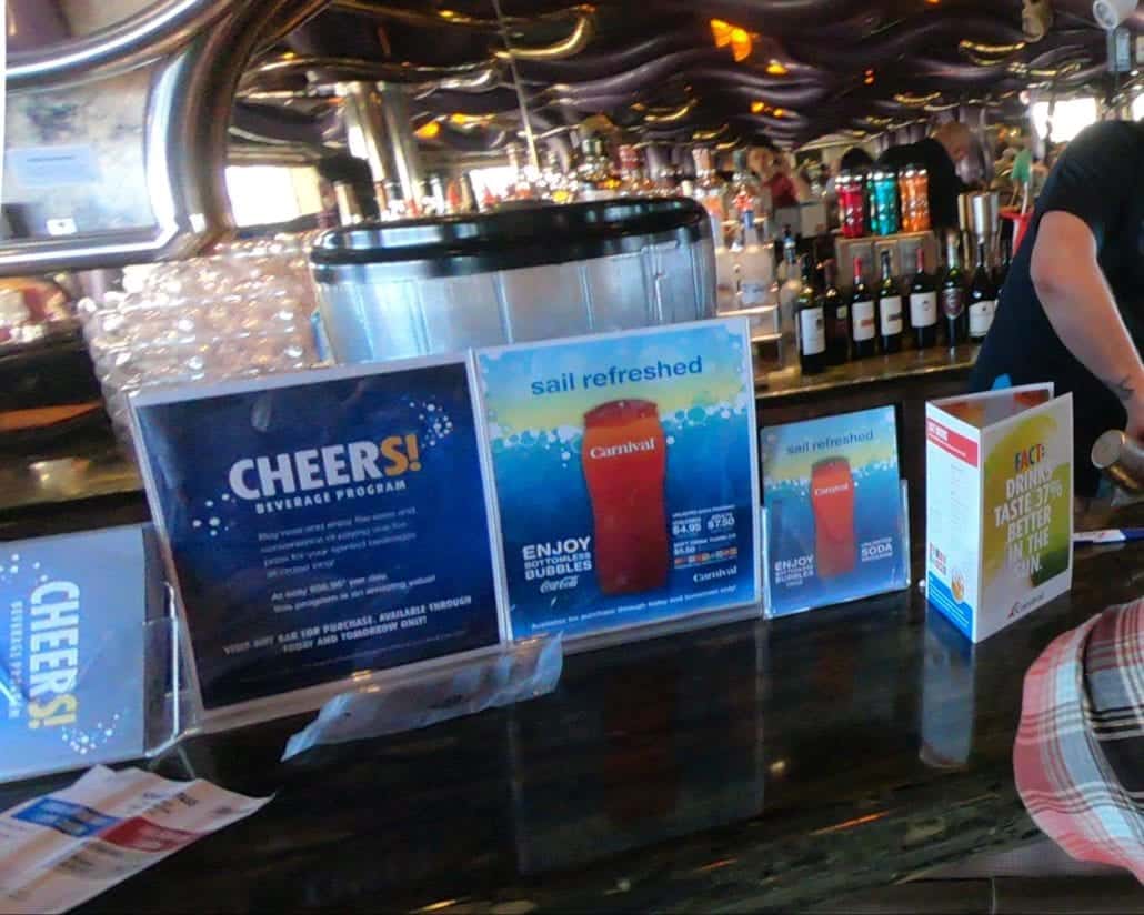 CARNIVAL CRUISE CHEERS PACKAGE