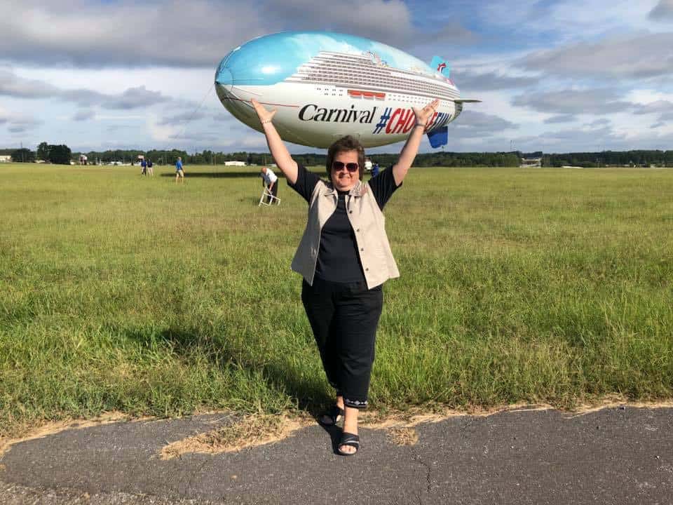 CARNIVAL CRUISE BLIMP SHIP