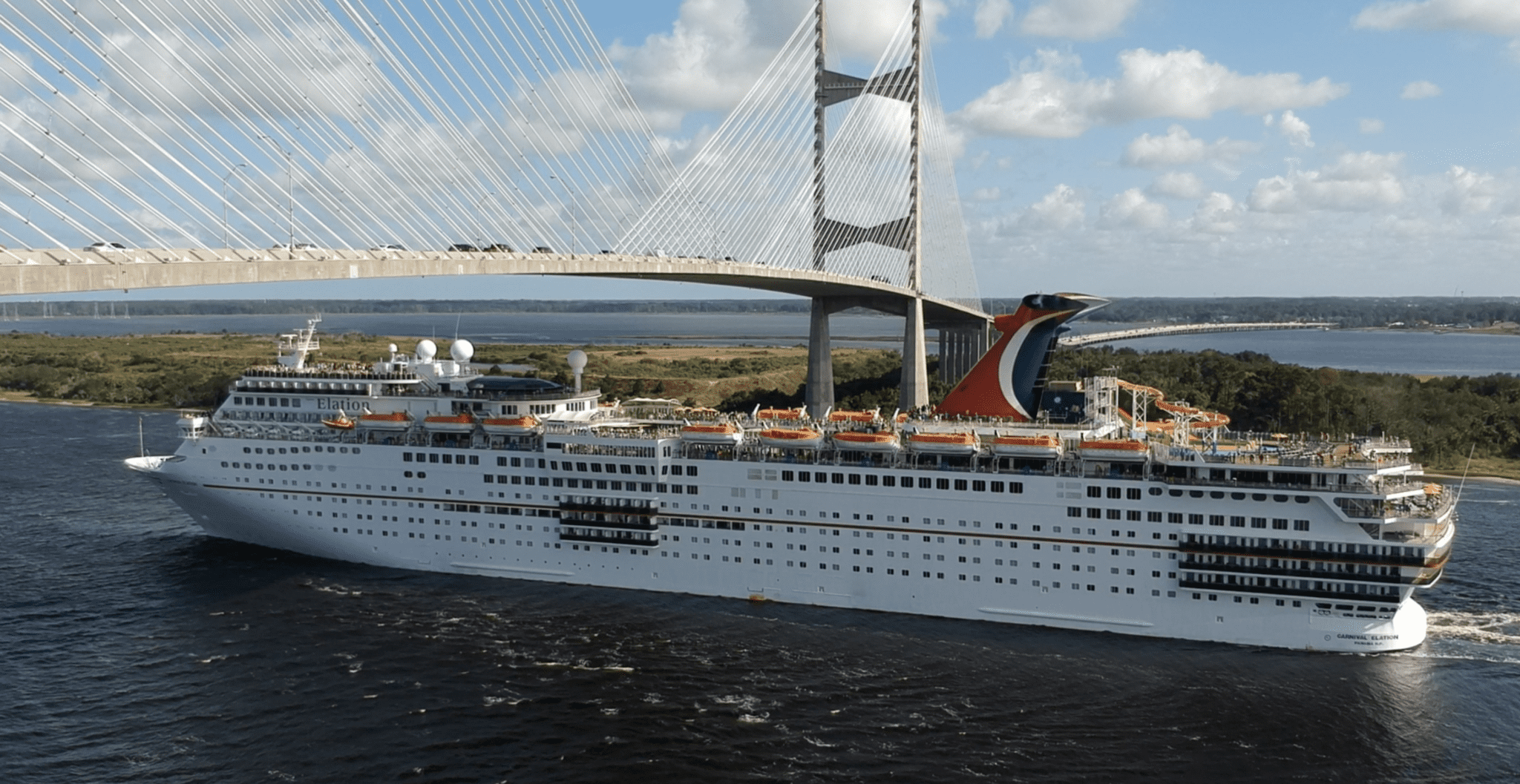 CARNIVAL ELATION DAMES POINT BRIDGE