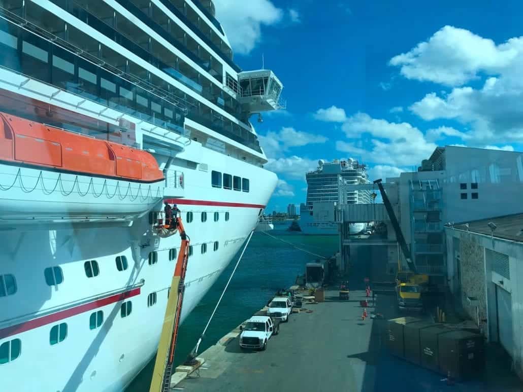 boarding carnival vista