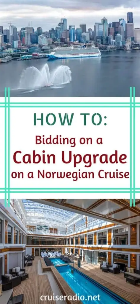 norwegian cruise upgrade advantage