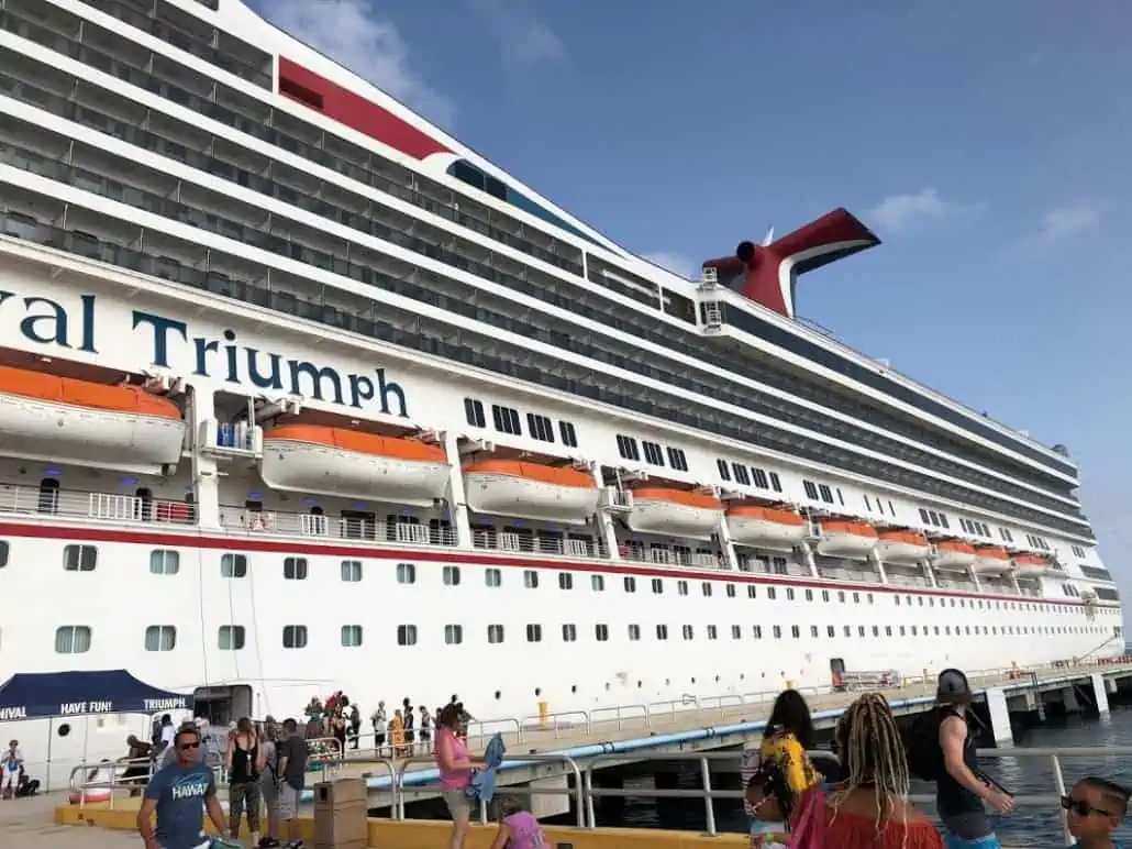 Carnival triumph poop cruise ship