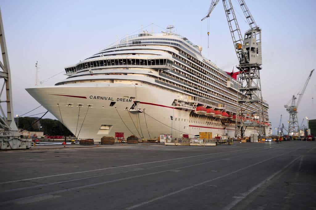 carnival dream construction