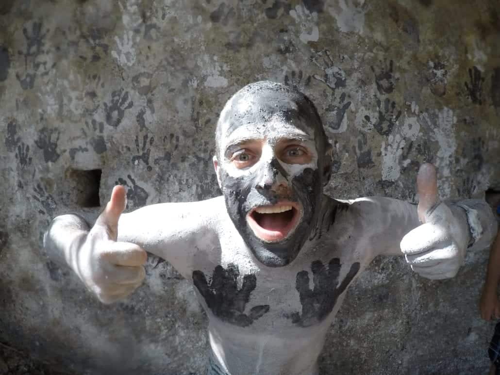 St. Lucia mud bath