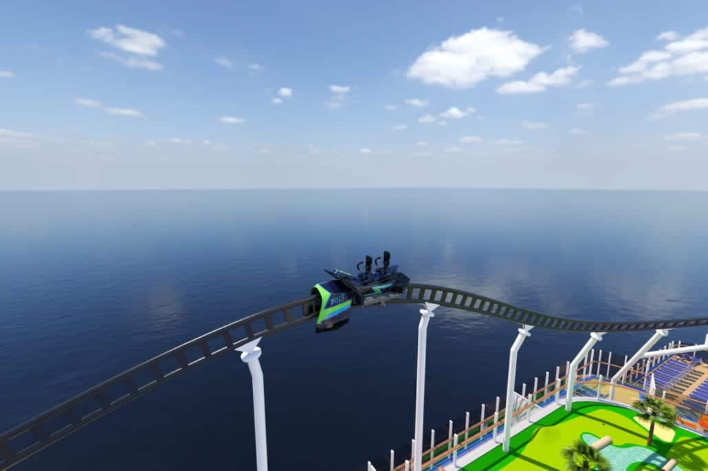 Carnival Cruise Line roller coaster