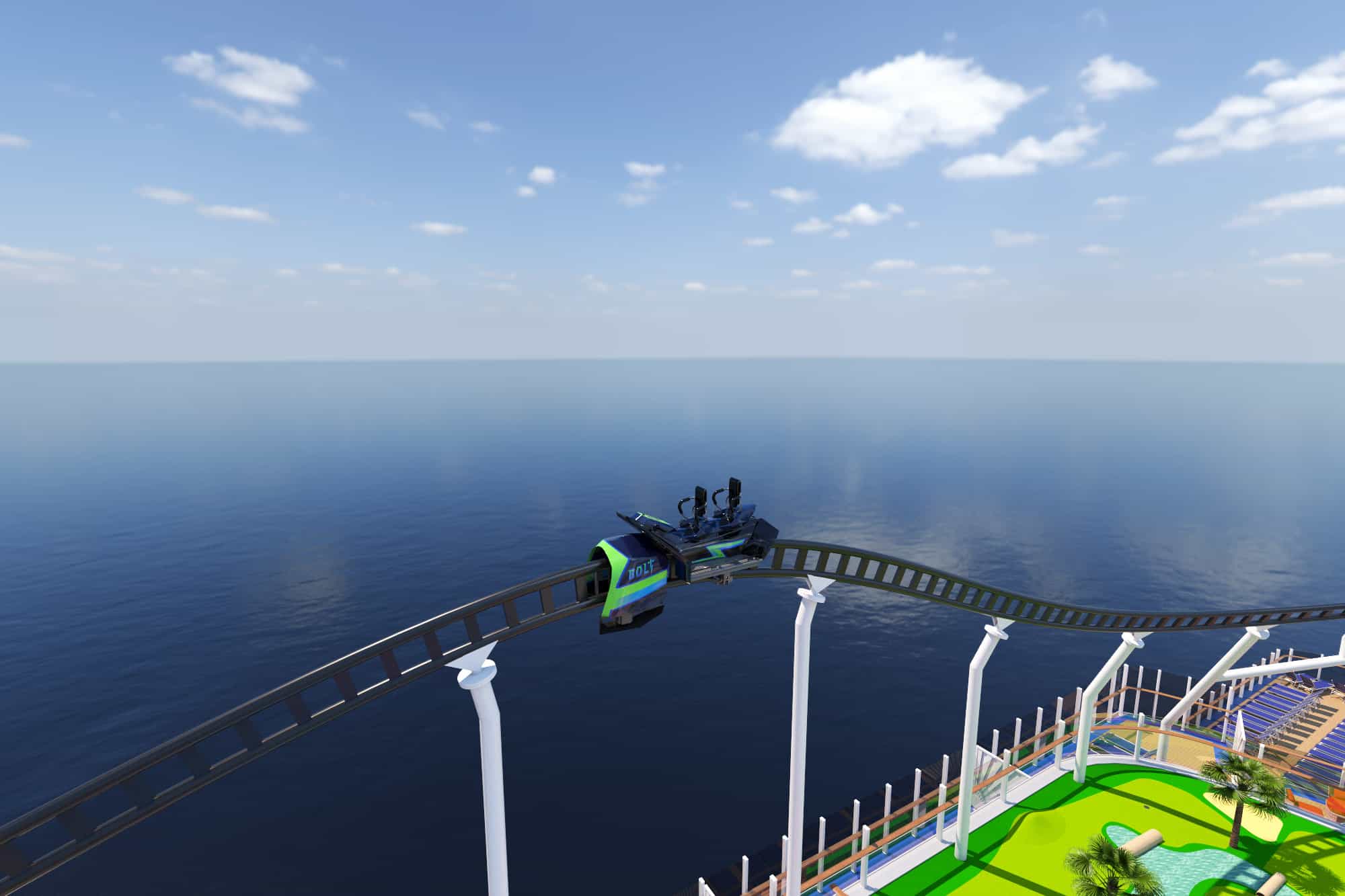Carnival Cruise Line roller coaster