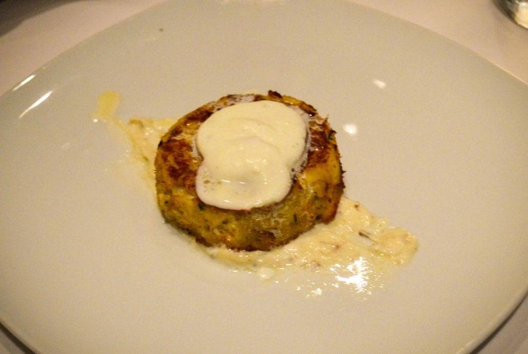 crab cake appetizer