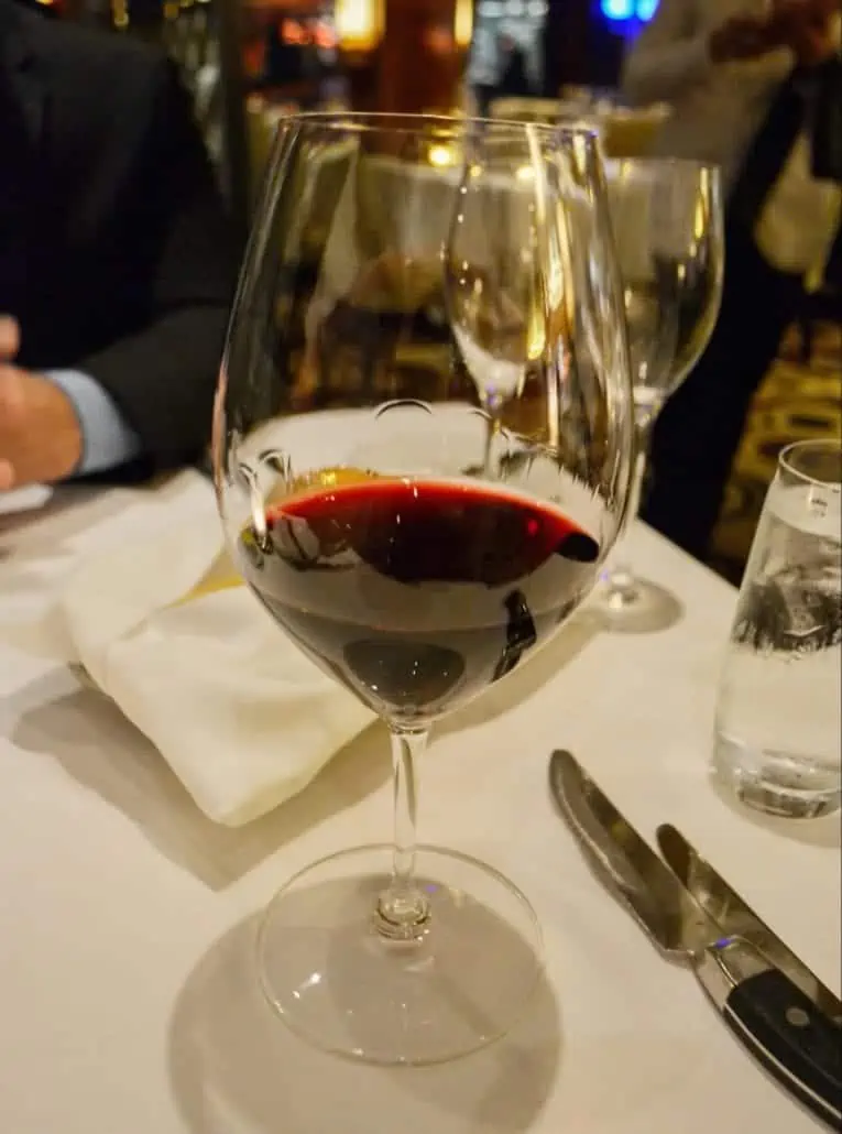 steakhouse red wine