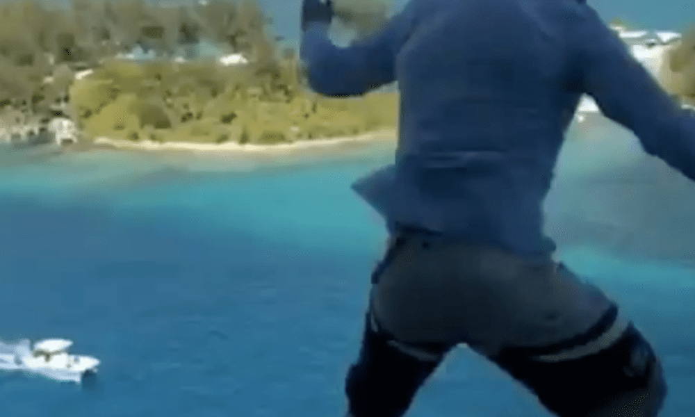cruise ship jumper