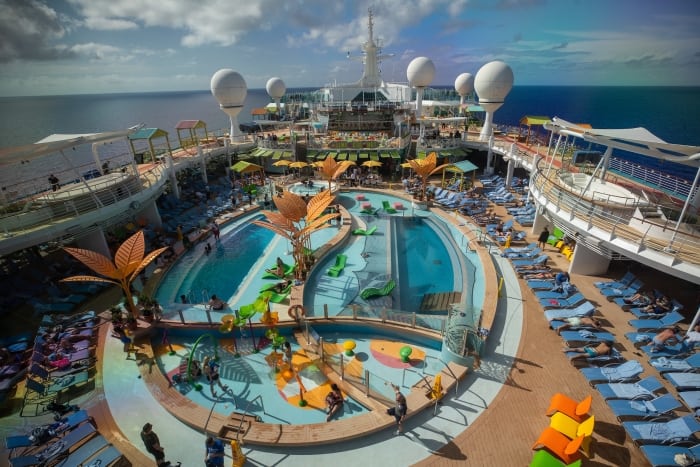 Pool deck navigator of the seas