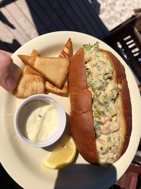 half moon cay lobster roll