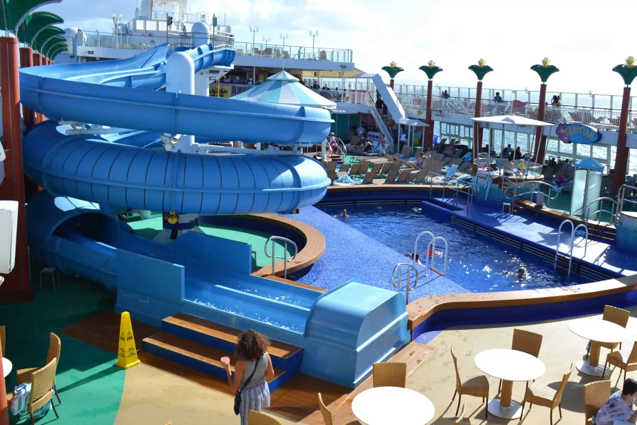 Norwegian Gem water slide