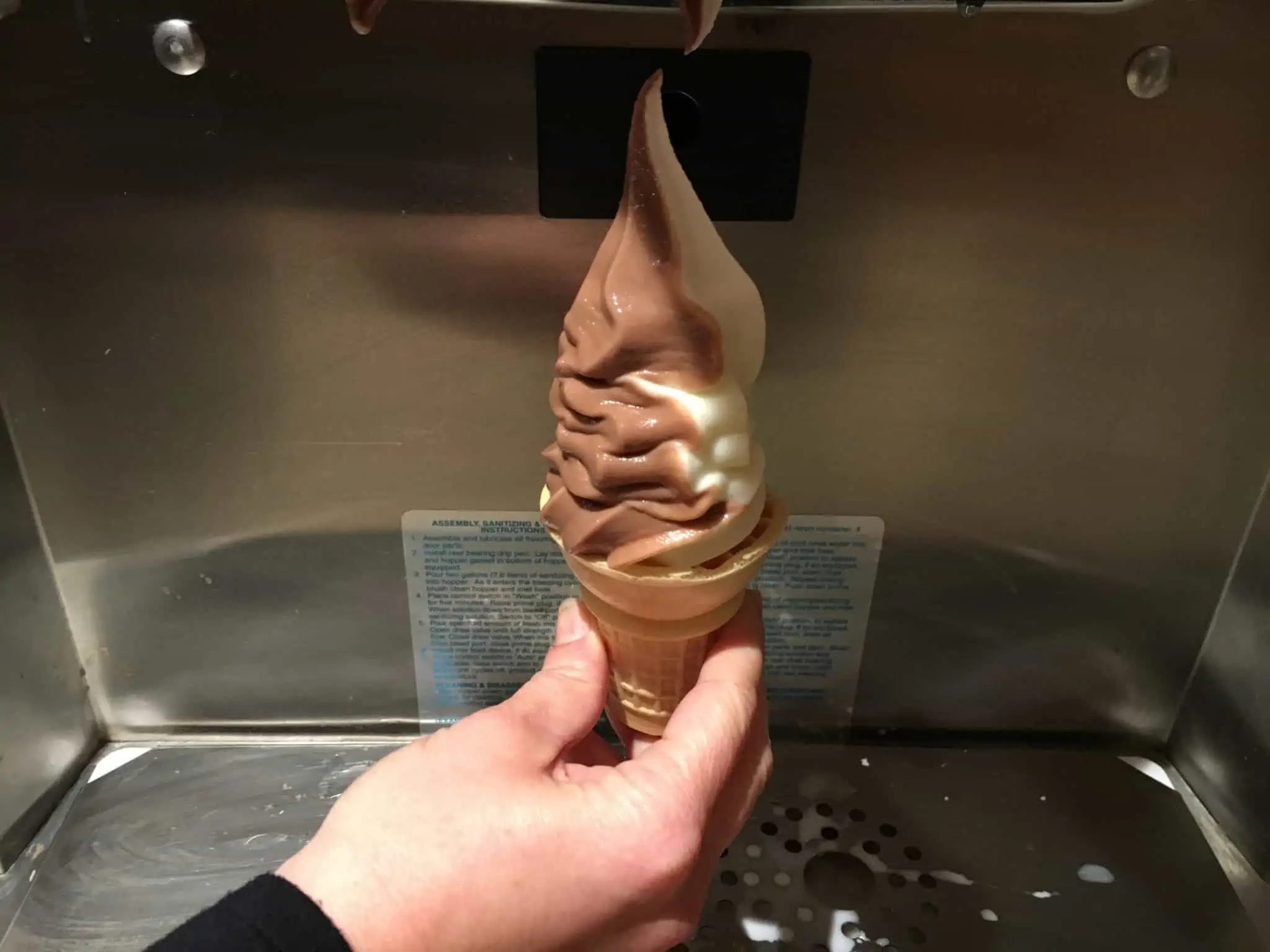 Ice cream swirl Carnival cruise line