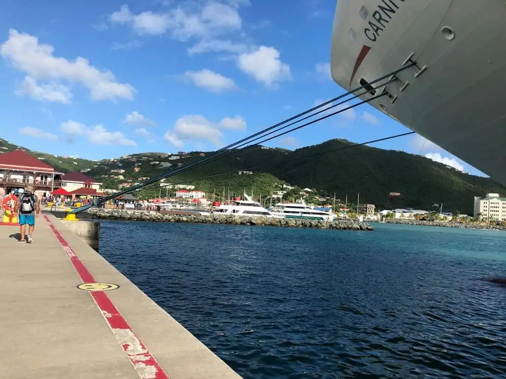 tortola near cruise port