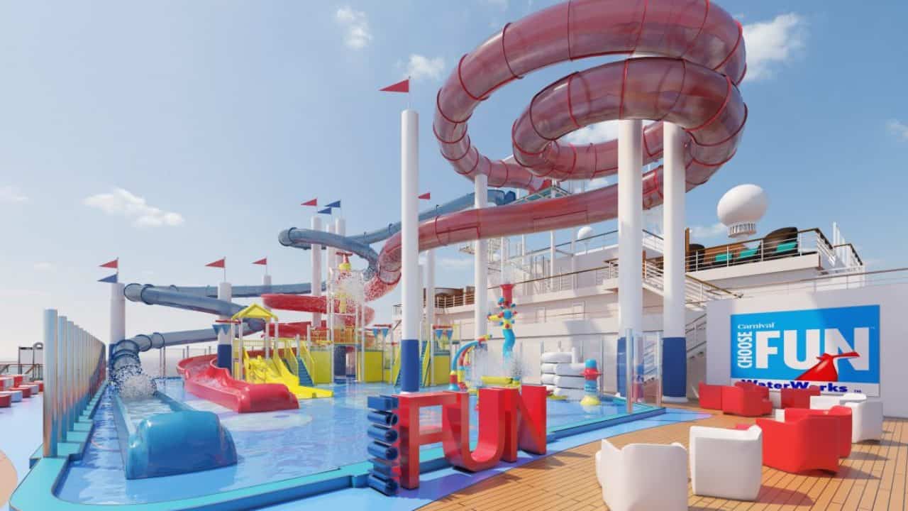 Carnival Debuts New Cruise Ship Water Park