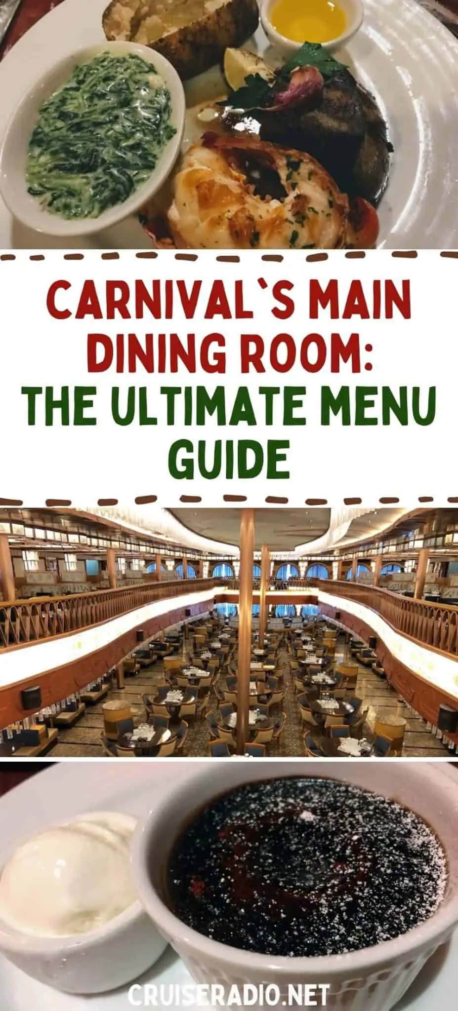 The Ultimate Menu Guide to Carnival's Main Dining Room