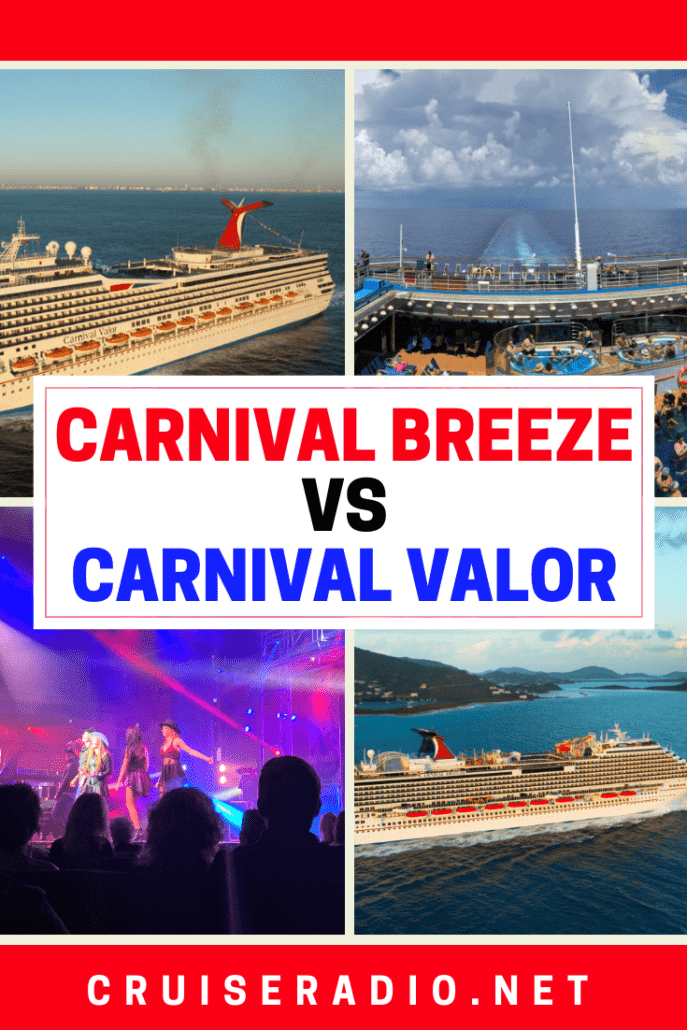 CARNIVAL VALOR CARNIVAL BREEZE 2019