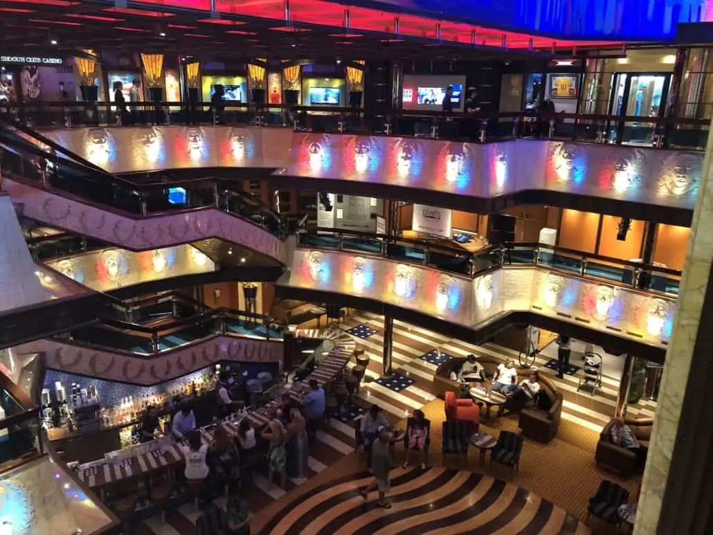 Carnival valor atrium